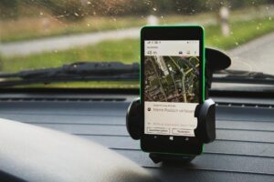 green nokia smartphone