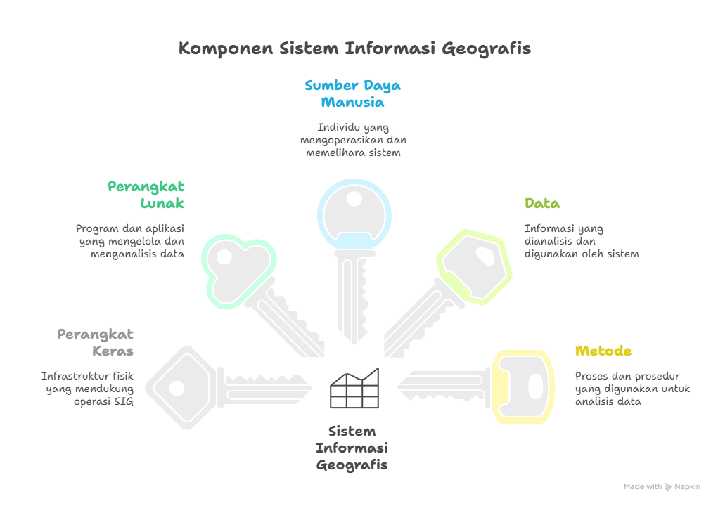Komponen SIstem Informasi Geografis