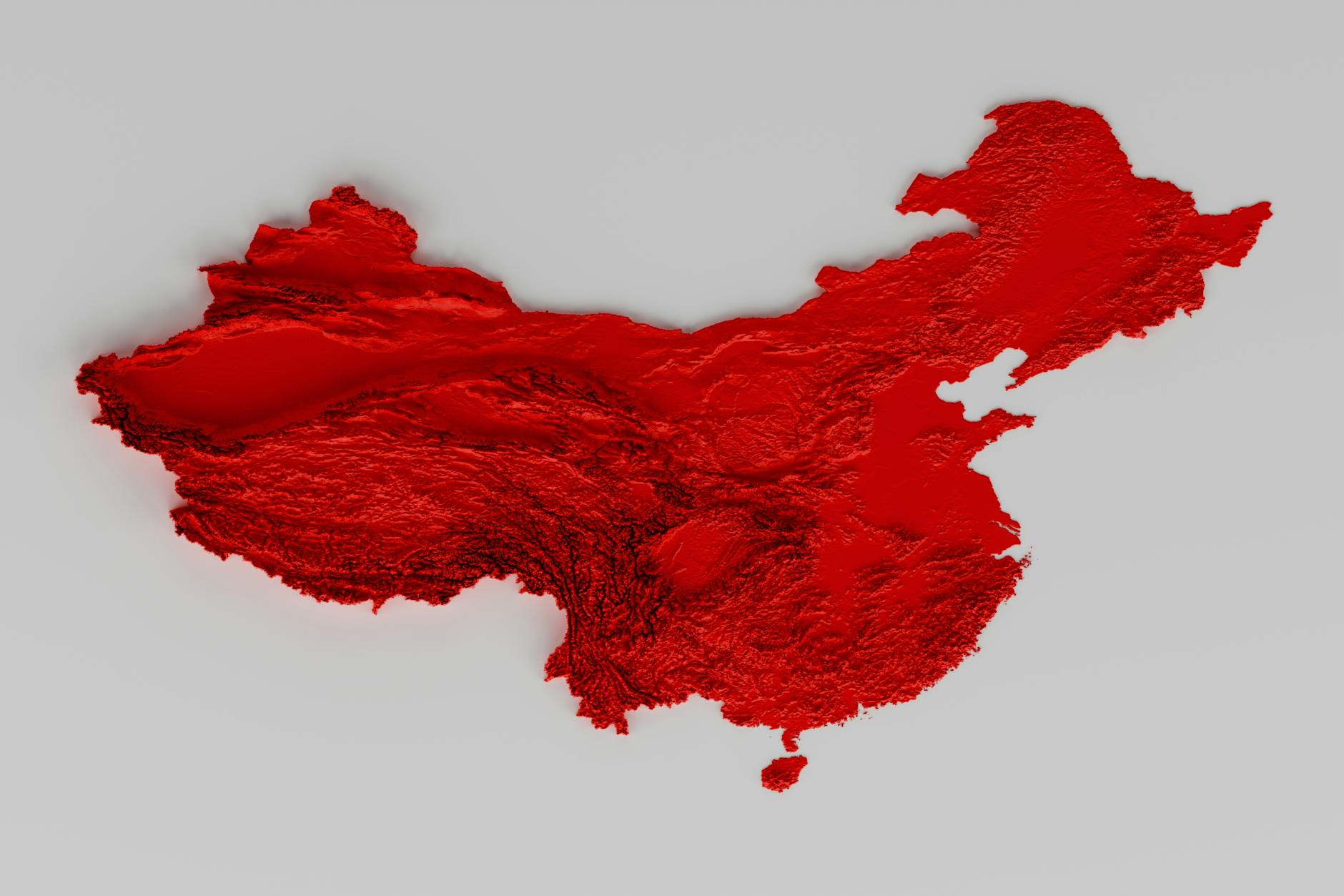 shape of china