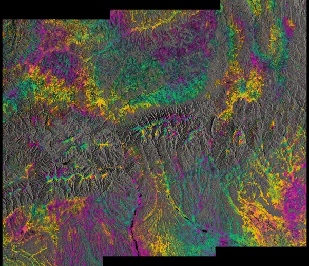 Contoh gambar citra radar