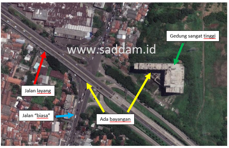 contoh interpretasi citra berdasarkan unsur bayangan